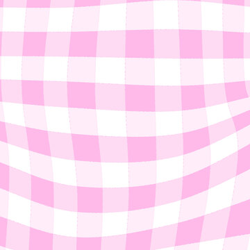 pink and white checkered pattern