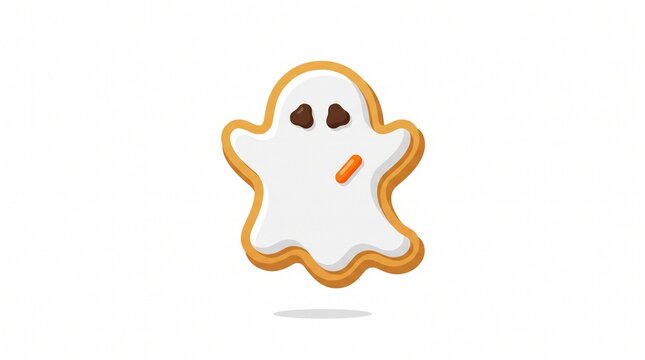 Ghost Gingerbread Cookie