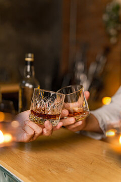  
whiskey, for a friendly party in a bar or a restaurant.