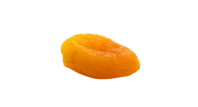 Sweet dried apricot fruit isolated on black background