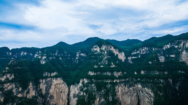 Mountain cliff landscape

