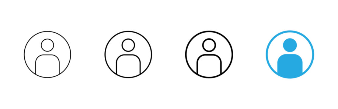 User icon vector. person sign and symbol. people icon.