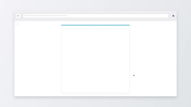 Multiple web browser windows loading minimalist sunset graphic