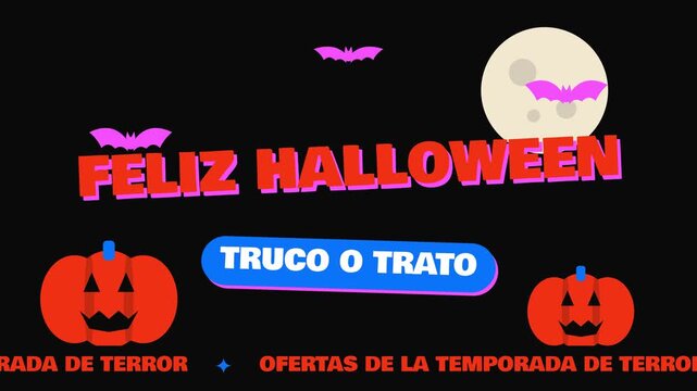 halloween background with pumpkin