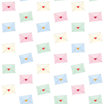 Envelopes graphic pattern for mail and communication themes.