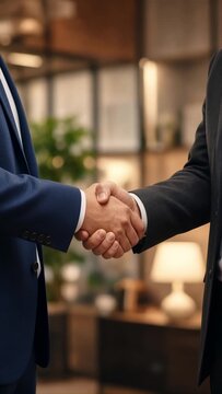 business people shaking hands for success business