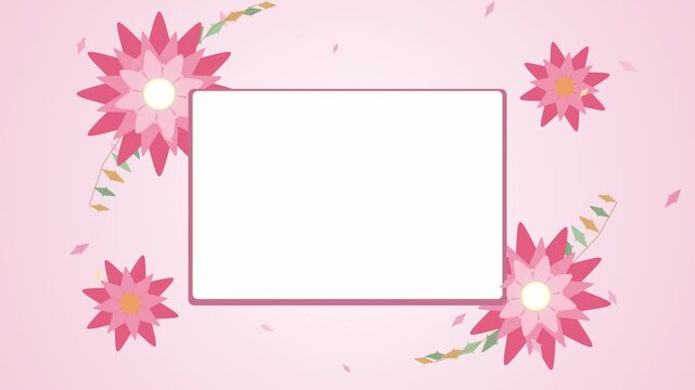 floral frame background, pink flower pattern, frame, flower, pattern, floral, background, pink, nature, spring