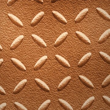 Texture de t&ocirc;le stri&eacute;e &agrave; losanges laiton en boucle sans couture