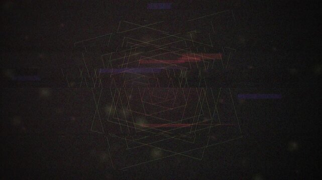 Modern glitch effect transition for tech product video presentation
