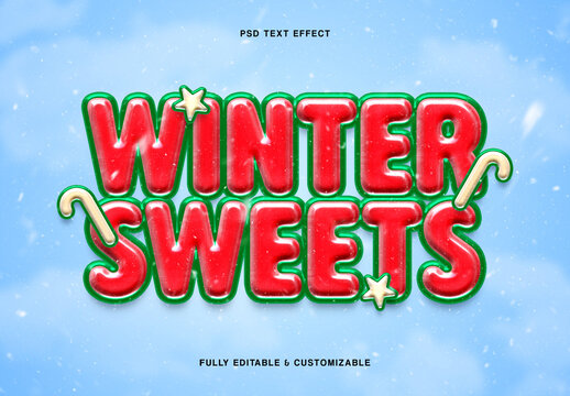 Glossy Candy Text Effect