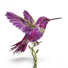 Fototapeta premium 3. Bird Made With Flower's 