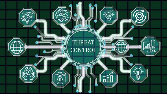 Comprehensive Advanced Threat Control and Containment Framework with AI-Powered Security Orchestration for Modern Enterprise Cyber Incident Response and Mitigation Strategy Concept 4K video