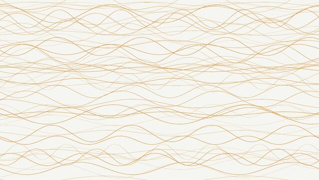 Black background green flowing wavy lines modern abstract art wallpaper template