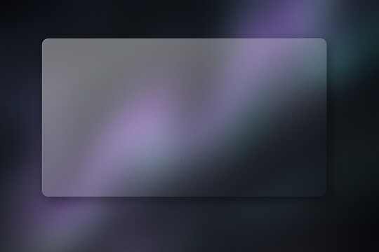 Abstract blurred gradient purple square shape with transparent background effect