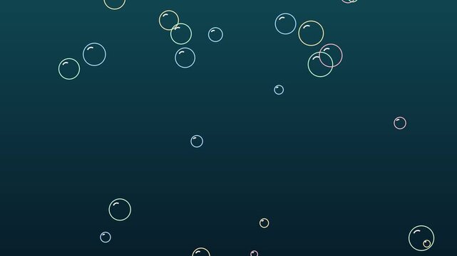 Bubbles ascend through teal water creating a calming underwater effect water aquatic subsurface rising ascending floating