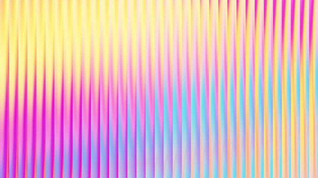Vertical gradient stripes in vibrant pink, yellow, and blue tones