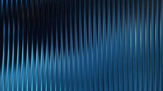 Vertical blue ribbed texture with gradient light and shadow effects