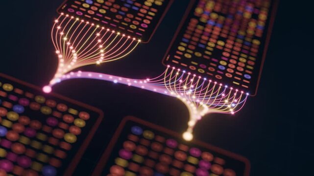 Data flow binary code machine learning LLM bg able to loop endless 4k