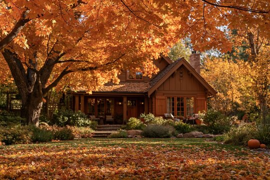 Beautiful Seasonal Autumn Background Image