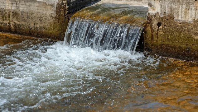 Agua viajando