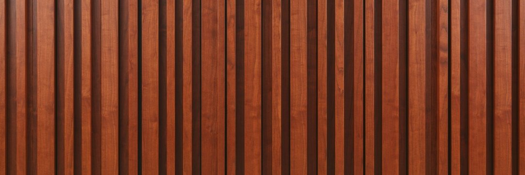 background Copper metallic vertical slat texture background, modern rose gold linear panel wall surface, bronze slatted geometric architectural backdrop for interior design