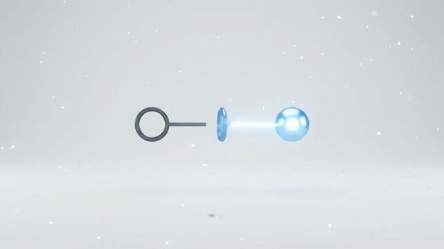 Three Connected Progress Nodes on White Background