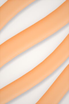 Orange and White Diagonal Stripes Abstract Background