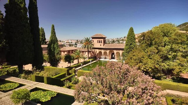 Partal Palace is a palatial structure inside the Alhambra fortress complex located in Granada, Spain.