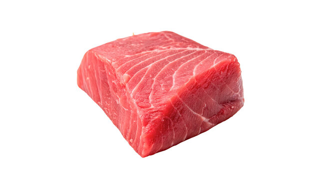 Single fresh raw beef meat chunk gourmet butcher grocery cooking ingredient isolated on transparent background