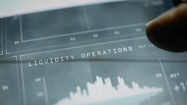 Liquidity operation bars come into focus beside an 18 billion net