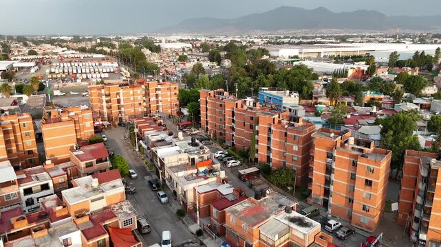 Departmental buildings north of Mexico City, cuautitlan