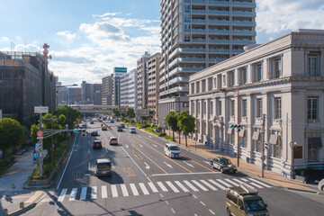 港町神戸の旧居留地あたりのレトロな近代建築 © Takamori Miyagishi 