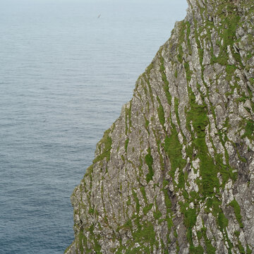 Foula, Shetland, Scotland, United Kingdom, 5th July 2026, view of the sea and cliffs and rocks on the north coast of the island