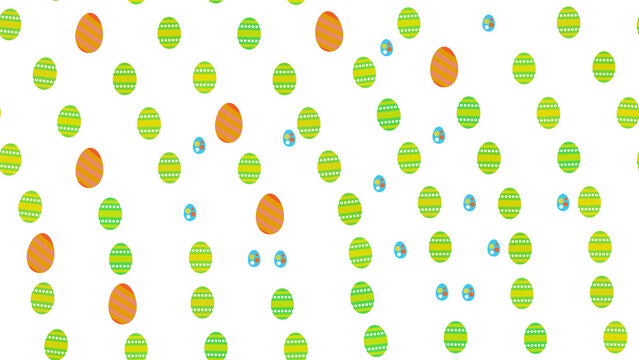 Colorful Easter Eggs Pattern