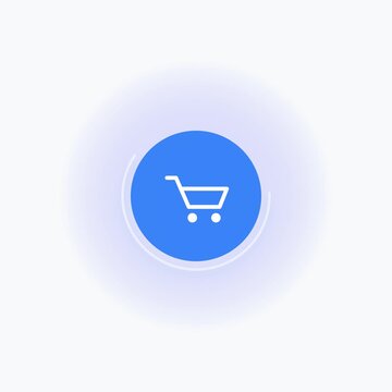 Shopping Cart Morphing into Payment Success Checkmark UI Animation Loop