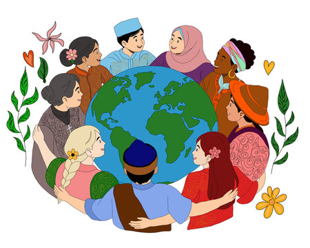 Religious Tolerance and Interfaith Harmony Flat Vector Illustration