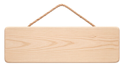 Isolated  wooden hanging signboard element design © Ritz PNG