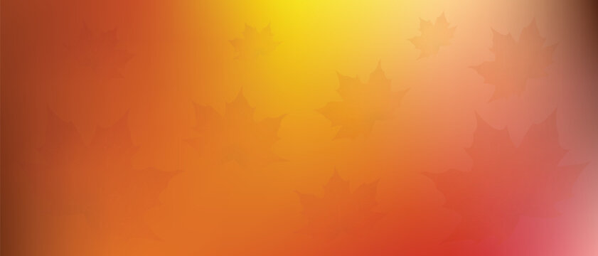 Modern Autumn Background Template Orange and cream gradation color artwork art simple modern