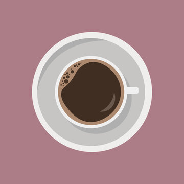 vector illustration of a cup coffee