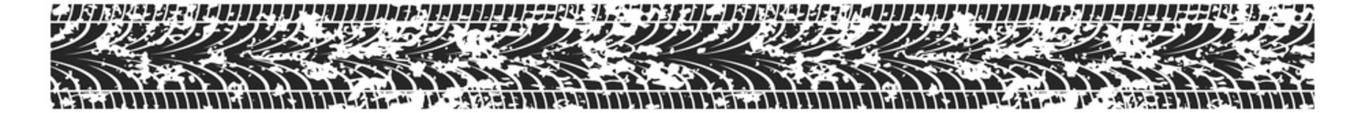 Vehicle car track shape. Black grungy texture