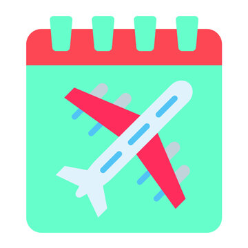 Travel Date Vector Design Icon Style
