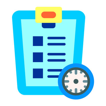 Tasks Schedule Vector Design Icon Style