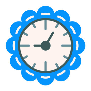 Wall Clock Vector Design Icon Style