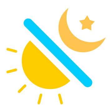 Day and Night Vector Design Icon Style