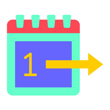 Tomorrow Vector Design Icon Style