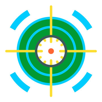 Target Vector Design Icon Style