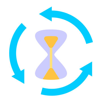 Time Loop Vector Design Icon Style