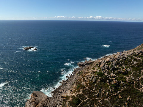 Rocky Atlantic coast at Cabo da Roca, Portugal