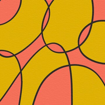 Mid century modern geometric abstract retro pattern background