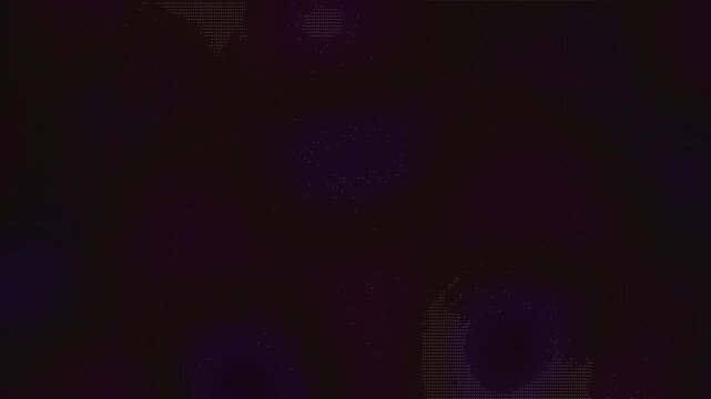 Abstract Julia Fractal with Halftone Screen and Fractal Warp Motion